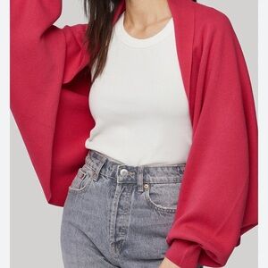 Urban Outfitters Bold Red Shrug